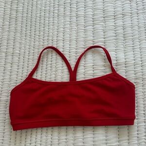 Form activewear Y Bra in Cherry. Size small